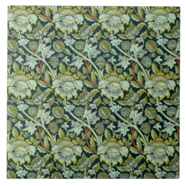 Vintag William Morris Floral Wey Pattern Fliese