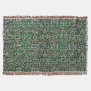 Vintag William Morris Flower Garden Decke