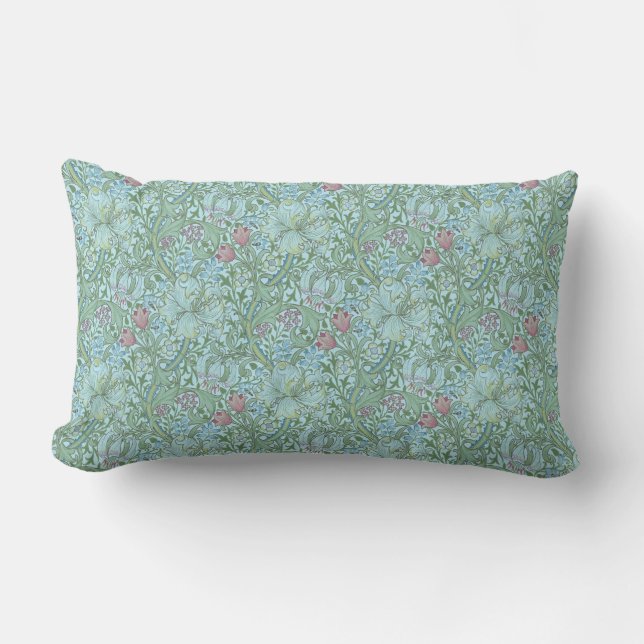 Vintag William Morris Golden Lily Lendenkissen (Vorderseite)