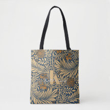 Vintag William Morris Larkspur Pattern Monogram