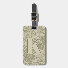 Vintag William Morris Marigold Pattern Gepäckanhänger