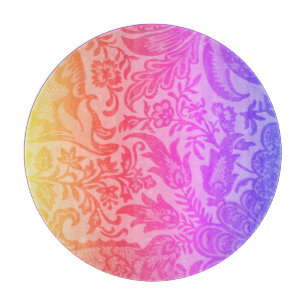 Vintag William Morris Rainbow Botanisch Schneidebrett