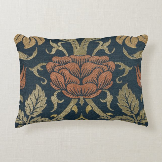 Vintag William Morris Rose und Lily Dekokissen (Vorderseite)