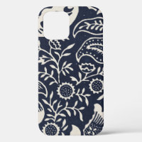 Vintag William Morris Schwarz-weiß Floral