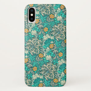 Vintag William Morris Seaweed Pattern Türkis Case-Mate iPhone Hülle