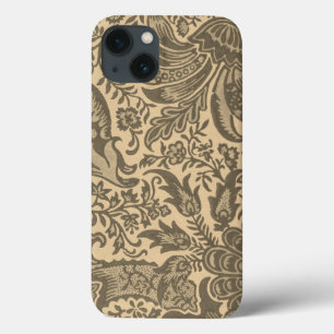 Vintag William Morris Sepia Tan Botanical Case-Mate iPhone Hülle