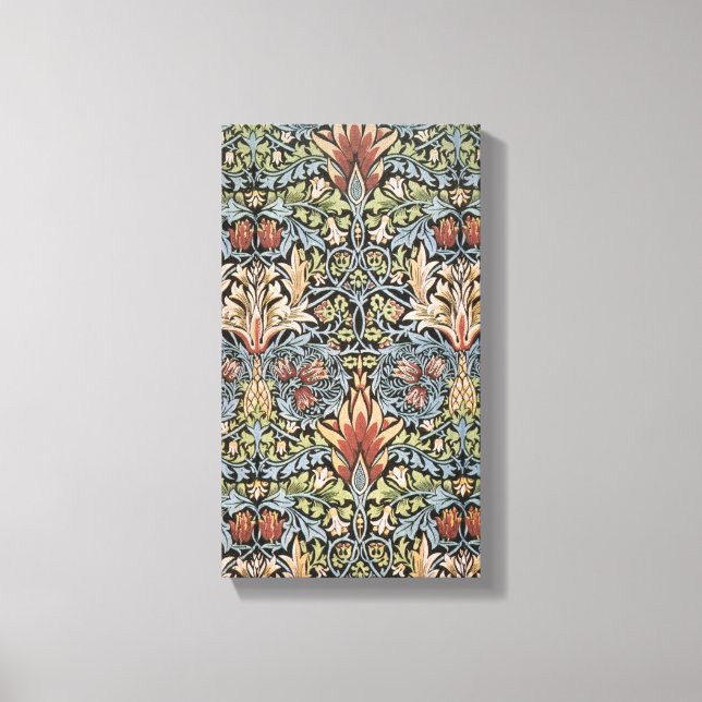 Vintag William Morris Snakeshead Leinwanddruck (Vorderseite)