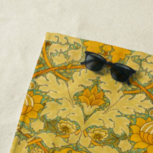 Vintag William Morris St James Palace Pattern Strandtuch
