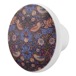 Vintag William Morris Strawberry Thief Keramikknauf