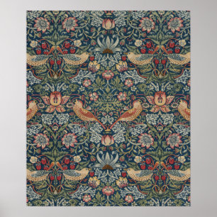 Vintag William Morris Strawberry Thief Poster
