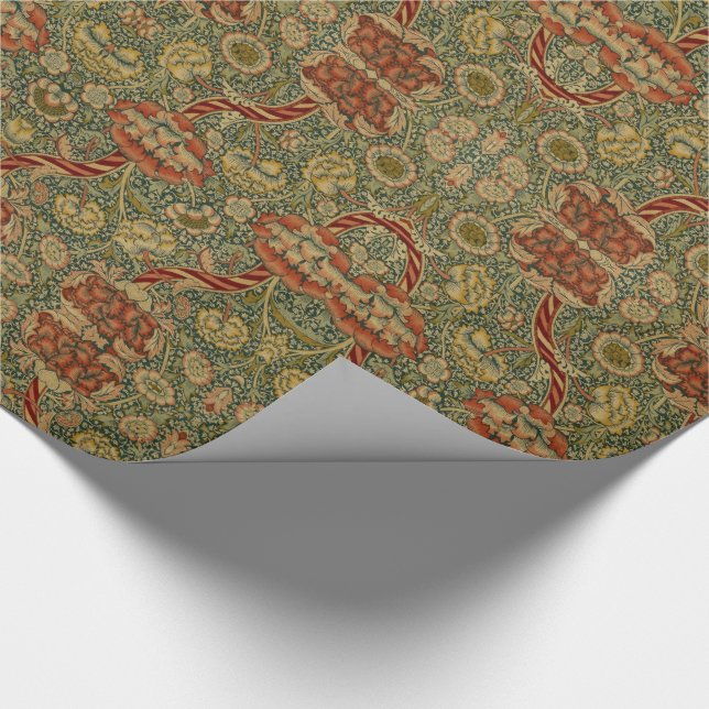 Vintag William Morris Wandle Geschenkpapier (Ecke)