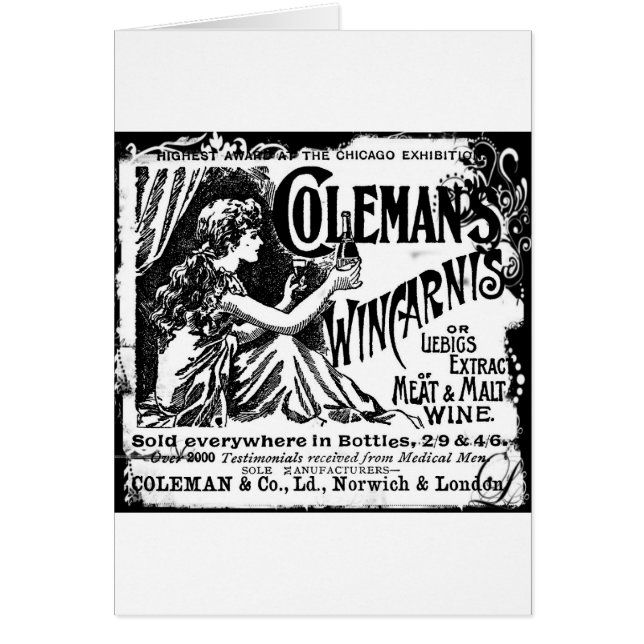 Vintag Wincarnis Tonic Ad (Vorne)