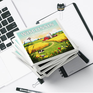 Vintag Wisconsin Magnet