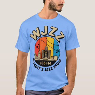 Vintag WJZZ 106 FM Detroit Jazz T-Shirt