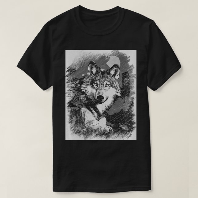 Vintag Wolf T-Shirt (Design vorne)