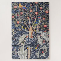 Vintag Woodpecker Floral Tapestes William Morris