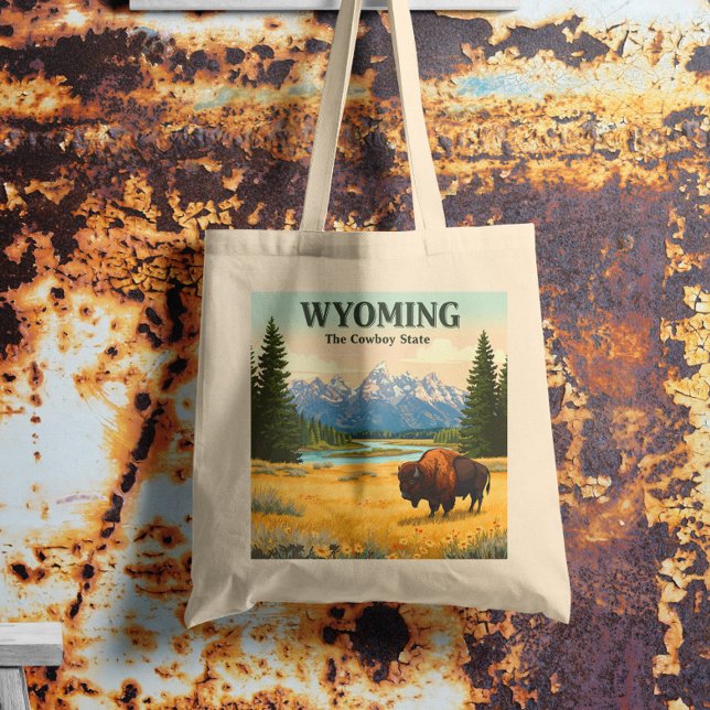 Vintag Wyoming Tragetasche (Von Creator hochgeladen)