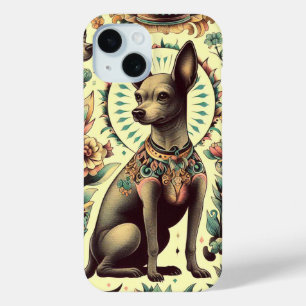 Vintag Xoloitzcuintle Seamless Case-Mate iPhone Hülle