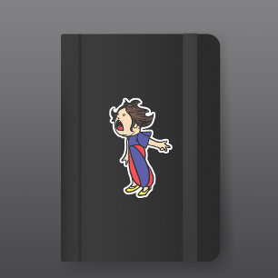 Vintag Yelling Kid Aufkleber