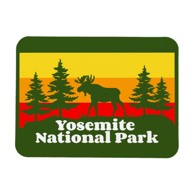 Vintag Yosemite Magnet (Horizontal)
