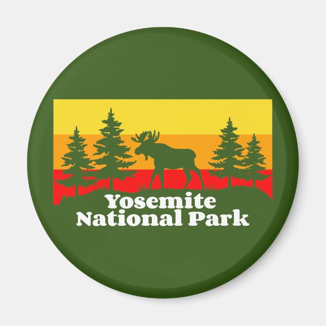 Vintag Yosemite Magnet (Vorne)