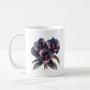Vintag-zauberhafte Orchidee Kaffeetasse