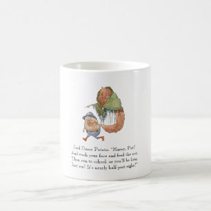 Vintag Zeichnend Gedicht Potato Kids Rhyton Niedli Kaffeetasse
