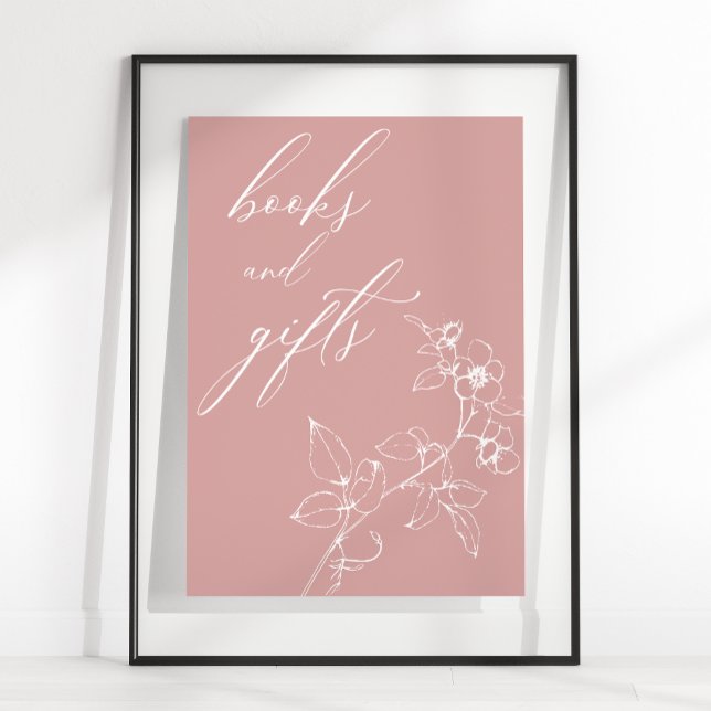 Vintag zeitlos florale Babyduschbücher Geschenke Poster (Von Creator hochgeladen)