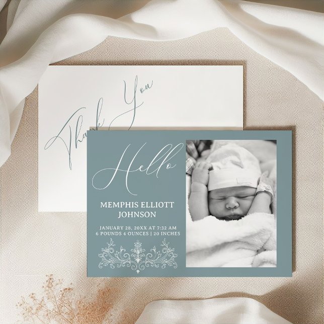 Vintag zeitlose Blumenschmuckankündigung Einladung (Von Creator hochgeladen)