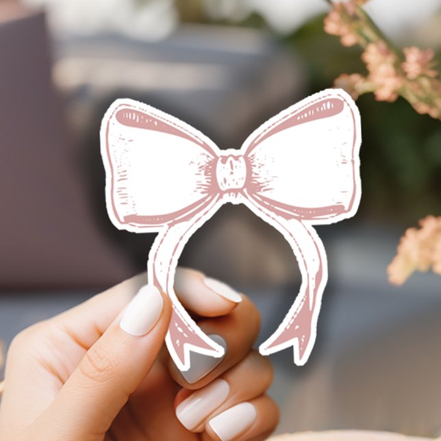 Vintag zeitlose Blütenpink-Babydusche Aufkleber (Von Creator hochgeladen)