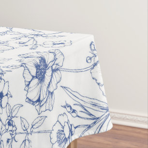 Vintag zeitlose Elegance Blumenmuster Tischdecke