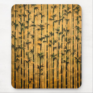 Vintag Zen Forest Bamboo Mousepad