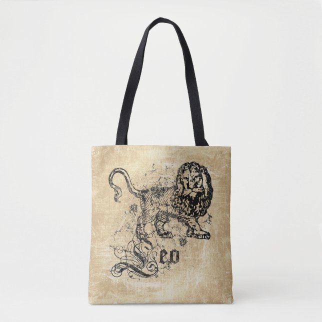Vintag Zodiac Leo Tasche (Vorderseite)