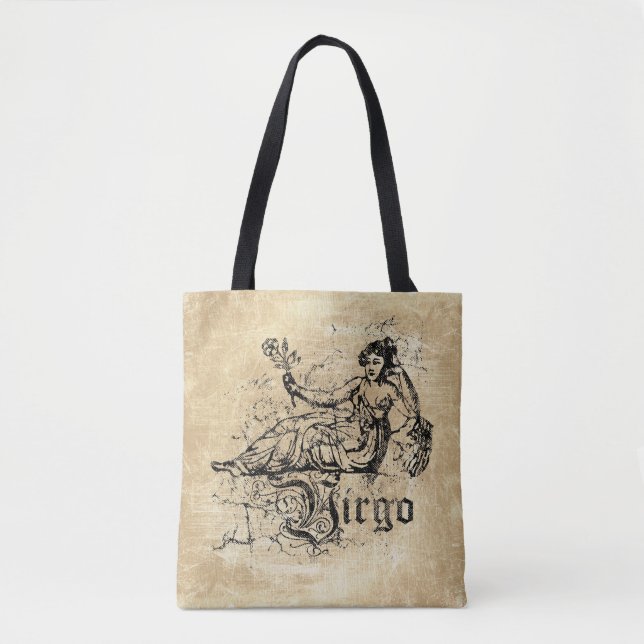 Vintag Zodiac Virgo Tasche (Vorderseite)
