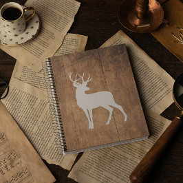 Vintaga Beauty Wood & Deer Notizblock