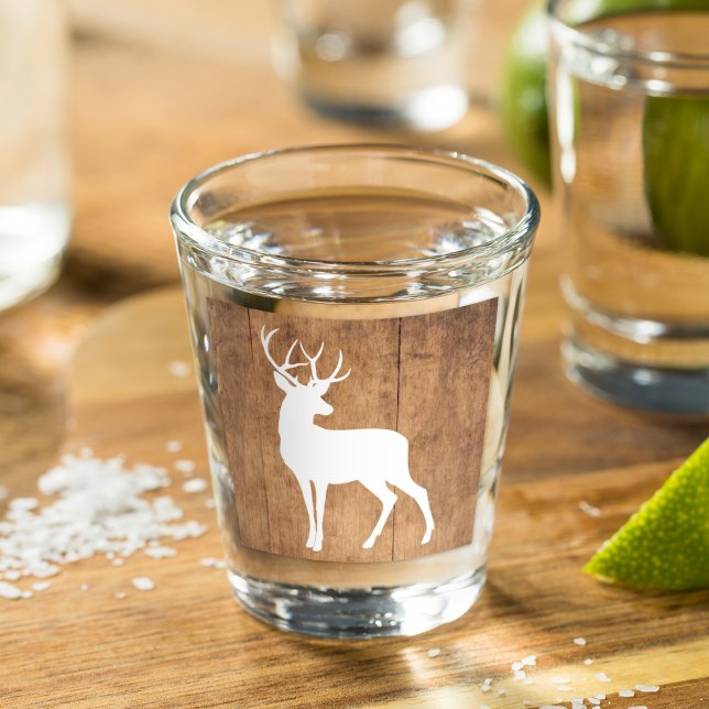 Vintaga Beauty Wood & Deer Schnapsglas (Von Creator hochgeladen)