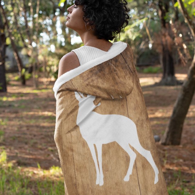 Vintaga Beauty Wood & Deer Sherpadecke (Von Creator hochgeladen)