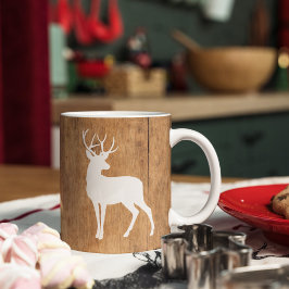 Vintaga Beauty Wood & Deer Tasse