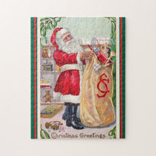 Vintage 11x14  Weihnachtsmann