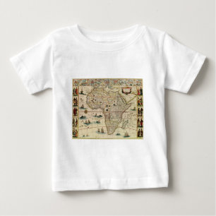 Vintage 1660’s Africa Map by Willem Janszoon Blaeu Baby T-shirt