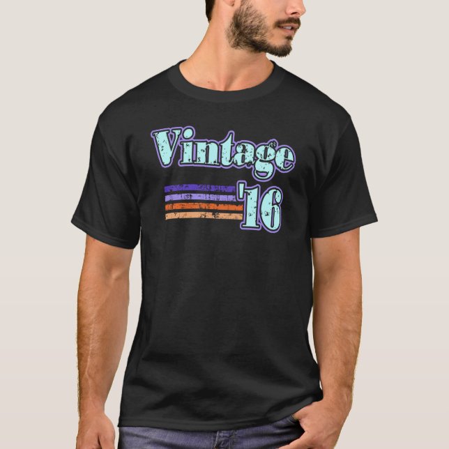 Vintage 16 T-Shirt (Vorderseite)