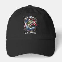 Vintage 1776-2026 Patriotischer Bassangeln 250 Jah
