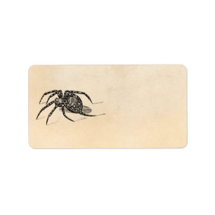 Vintage 1800s adressaufkleber