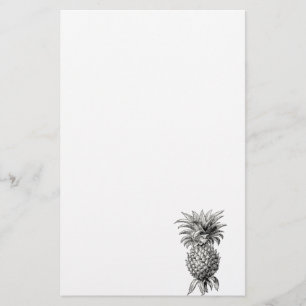 Vintage 1800s Ananas-Illustrations-Ananas Briefpapier