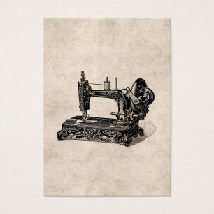 Vintage 1800s Nähmaschine-Illustration