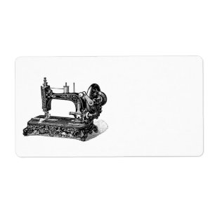 Vintage 1800s Nähmaschine-Illustration