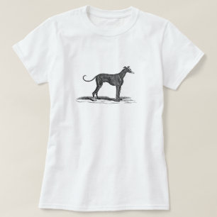 Vintage 1800s Windhund-Hundeillustration - Hunde T-Shirt
