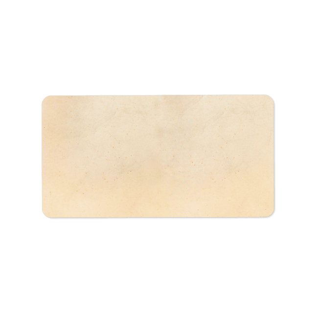 Vintage 1850 Parchment Paper Template Blank Adressaufkleber (Vorne)