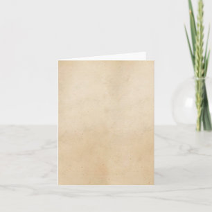 Vintage 1850 Parchment Paper Template Blank Karte