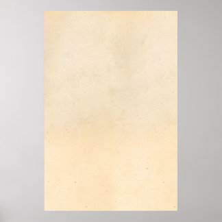 Vintage 1850 Parchment Paper Template Blank Poster
